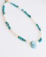 Pearl Turquoise Bead Necklace 