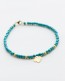 Turquoise Clover Anklet