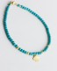 Turquoise Clover Anklet