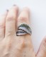 Silver Leaf Ring