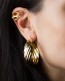 Large hoop earrings