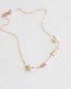 Rose Gold Filled Pearl Anklet