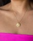 Gold Libra Pendant