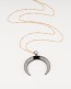 Long Moon Necklace