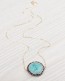 Turquoise Stone Necklace - Christmas Jewelry