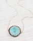 Turquoise Stone Necklace - Christmas Jewelry