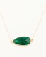 Large Emerald Necklace • Gemstone Necklace