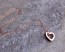 Heart Necklace / Rose Gold Necklace