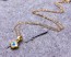 Gold Evil Eye Necklace - Clover Necklace