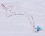 Turquoise anklet, rose gold anklet, love anklet, charm anklet, turquoise and pearl bracelet, pearl anklet, turquoise rose gold, "Elete"