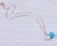 Turquoise anklet, rose gold anklet, love anklet, charm anklet, turquoise and pearl bracelet, pearl anklet, turquoise rose gold, "Elete"