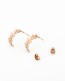 Small Hoop Earrings • Rose Gold Hoops