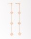  Rose Gold Long Earrings