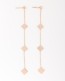  Rose Gold Long Earrings