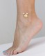 Gold Seashell Anklet