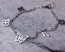 Anklets In Silver / Love Ankle Bracelets / Butterfly Anklet / Four Leaf Clover Bracelet / Silver Ankle Bracelet / Ankle Bracelets Silver | Jassion