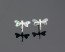 Silver Stud Earrings - Earring Posts