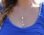 Moonstone Necklace, Silver Moonstone Necklace / Star Necklace, Charm Necklace / Gemstone Necklace, Bridesmaid Necklace | "Moonstone Star"