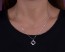 Sterling Silver Clover Necklace, Silver Double Strand Necklace / Clover Necklace, Silver Necklace / Lucky Necklace | "Ptelea"