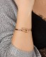 Bangle Bracelet • Rose Gold Cuff Bracelet