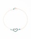 Heart Anklet - Turquoise Ankle Bracelet