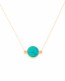 Gold Turquoise Necklace • Bohemian Jewelry