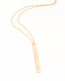 Personalized Bar Necklace •  Vertical Bar Pendant