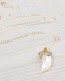 Horn Necklace - Long Gold Necklace