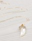 Horn Necklace - Long Gold Necklace